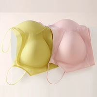 Women's Push Up Rimless Sports Beautiful Back Bra