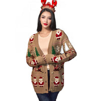 Women's Retro Mori Style V-neck Sweater