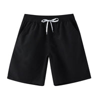 European And American Swimming Trunks Black Large Casual
