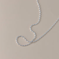 Sterling Silver Simple Gold Bead Necklace