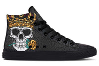Printed Couple High-top Canvas Shoes