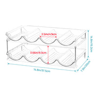 Transparent Removable Water Bottle Storage Rack