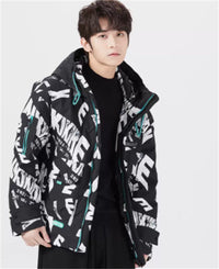 Short Thickened Cold Protection Men's Down Jacket