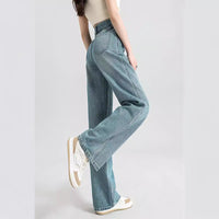 Fashionable Narrow Wide-leg Jeans For Women