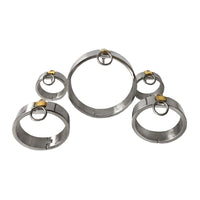 Stainless Steel Male Lock Five Piece Set