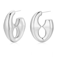 European And American Fashion High Class Elegant Geometric Women's Earrings Simple