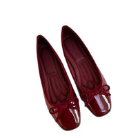 Flat Shoes Low-cut Patent Leather Fashion Mary Jane Shoes