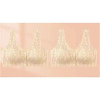 Front Buckle Underwear Vest Underwear Women's Seamless Front Buckle Plus Size Bra