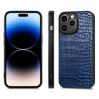 Crocodile-printed Mobile Phone Case With All-inclusive Fine Holes To Prevent Falling