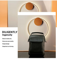 Men's Bag Genuine Leather Retro Cowhide Casual Messenger Bag