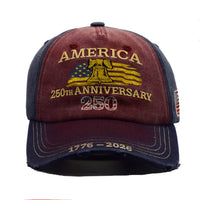 Embroidery 250th Anniversary Commemorative Hat Baseball Cap