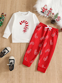 Christmas Candy Cane Embroidery Set
