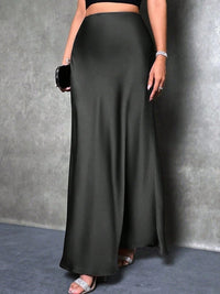 Satin Skirt For Spring And Summer
