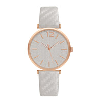 Ladies New Belt Watch Gold Shell Acupuncture Needle Casual Fashion Quartz Watch
