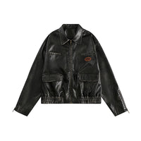 Men's Fashion Retro Distressed Pleated All-matching Jacket