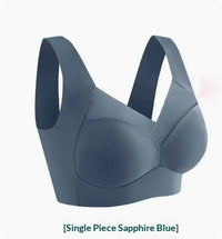 Plus Size Underwear Wireless Beauty Back Underwear Thin Push-up Adjustable Seamless Ice Silk Fixed Cup Bra Cross-border