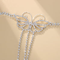 Bohemian Butterfly Water Diamond Foot Chain Female