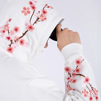 Printing Plus Velvet Hooded Long Sleeve Loose Pullover Sweater