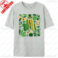 Lucky Clover Shirt Top Womens