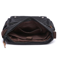 Men's Business Crossbody Canvas Portable Briefcase