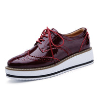 Lace-up Flats Shoes Sports British Style