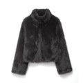 Winter Artificial Fur Effect Coat