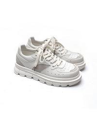 Platform Lace Up New Men's Flat Shoes