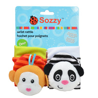 Cute-shaped Animal Rattle Plush Socks