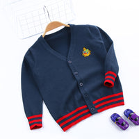 Children's embroidery knitted sweater