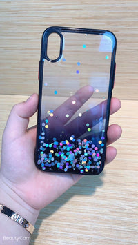Gradient glitter phone case