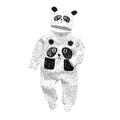 Baby boy cartoon long-sleeved jumpsuit cap