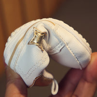 Fashion Child Sneakers Casual Baby Cotton White Soft Sole Toddler Shoes