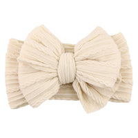 Handmade Baby Headbands Soft Stretchy Nylon Hair Bands With Bows For Newborn Infant Baby Toddler Girls
