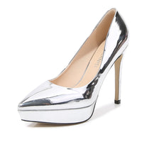 Platform Nightclub Women's Shoes Pointed Toe Low-cut Plus Size High Heels