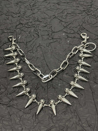 Metal Stretch Pants Chain Ornaments Dual-use Necklace Waist Chain