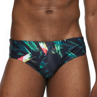 Men's briefs competition swimming trunks