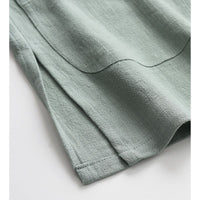 Cotton And Linen Tang Suit Vintage Loose Set