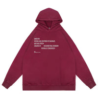 Men's Spring And Autumn Letter Print Top
