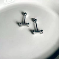 Tongue Pin Titanium Steel Pure Love Puppy Male Thread Sweet Cool