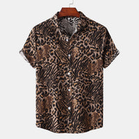 Ethnic Style Floral Fashion Multi-color Slim Shirt