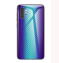 Phone case applies to A51 creative graded carbon fiber toughened glass A91 anti-fall protective case