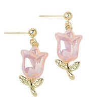 Creative Simple And Versatile Summer Flower Tulip Earrings Women