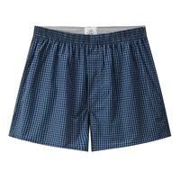 Woven Cotton Plaid Printed Loose Men's Underwear
