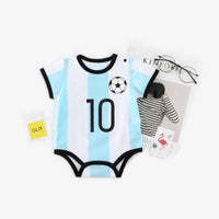 Children's Short-Sleeved Football Romper Sportswear