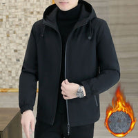 Men's Winter Trendy Fleece Jacket Casual Top Windbreaker