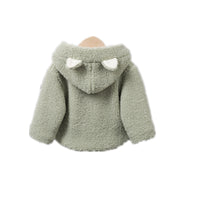 Boys and girls cashmere thick coat