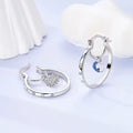New European And American-style Double-layer Earrings For Women