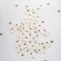 Baby Cotton Lace-up Jumpsuit