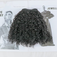 4mm Curly Human Hair Weft