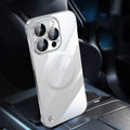 Case Electroplated Frameless With Lens Protector PC Magnetic Sheath
